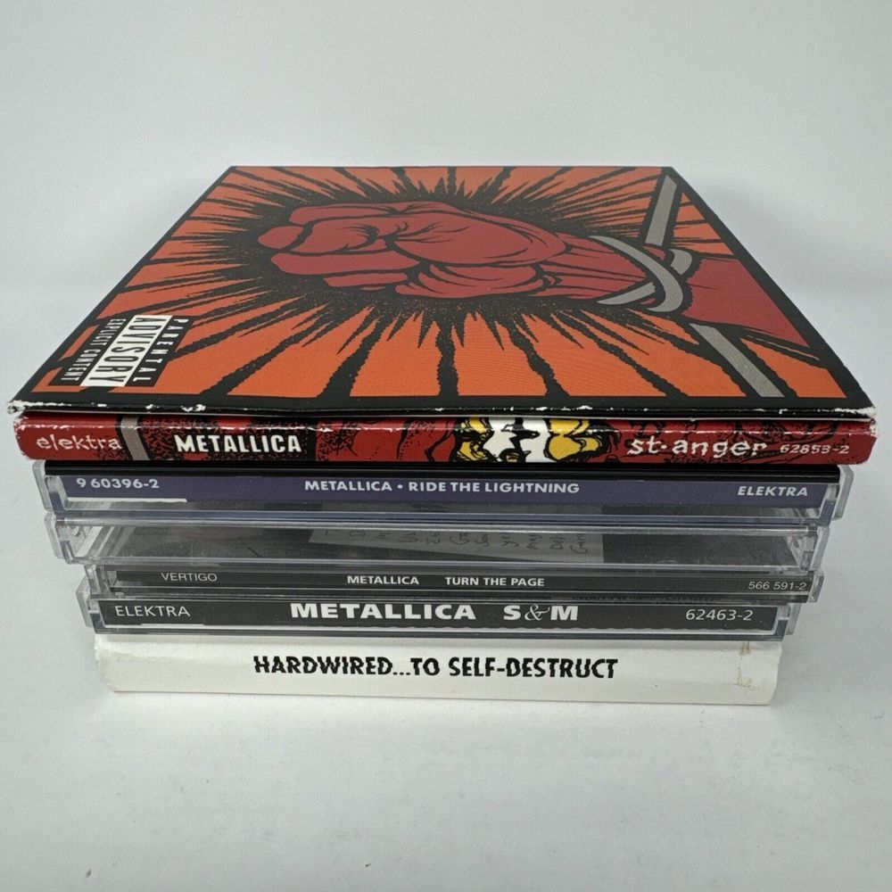 Lot of 6 Mettalica Hard‎ Metal Alternative Rock, Total 10 CDs, Rare Ones